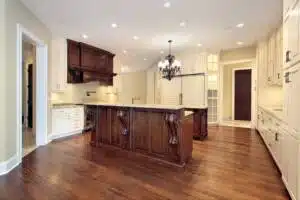 New Hardwood Flooring in Kitchen